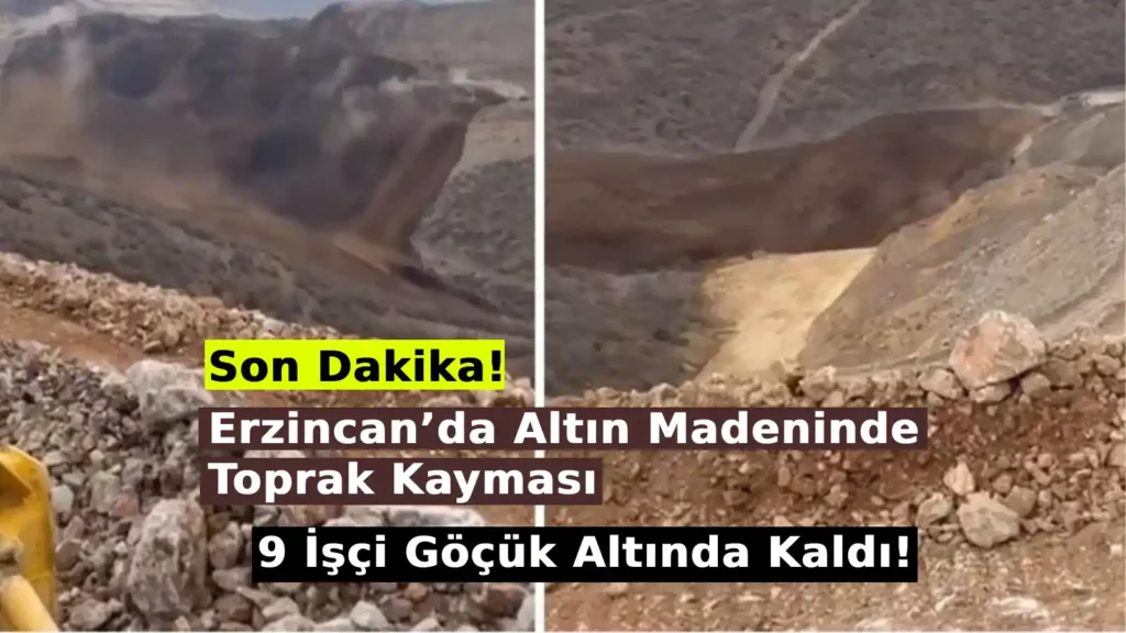 Erzincan'da Toprak Kayması