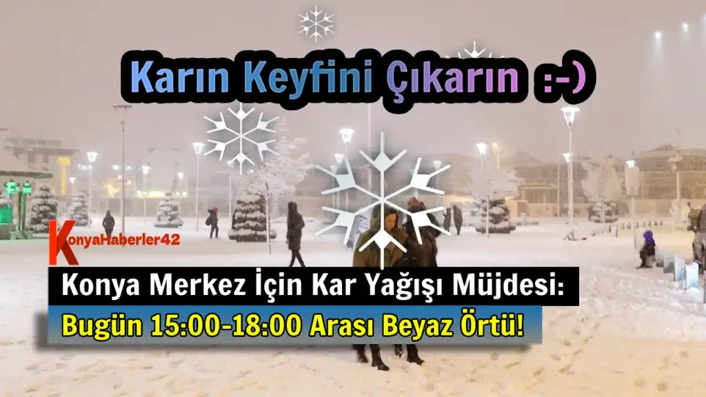 Konya Kar Yağışı