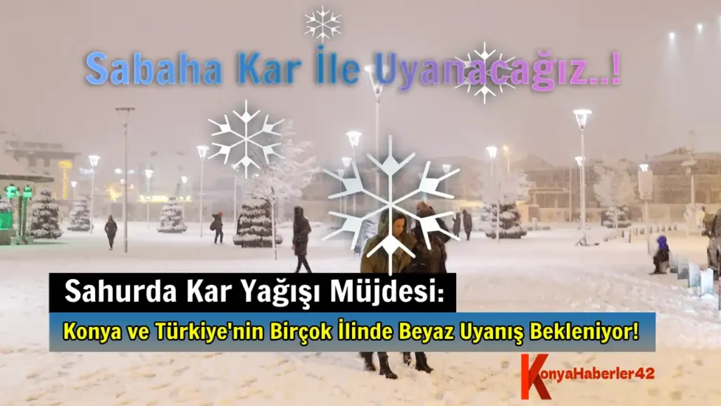 Sahurda Kar Yağışı